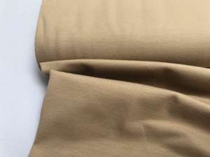 Bomuldsjersey - beige